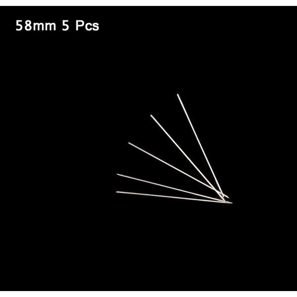 

wlyees 5pcs central opening curved beading needles stainless steel tools pins for bead threading string cord easy jewelry making sqcses