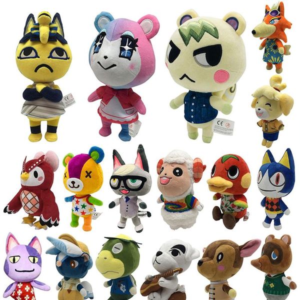 

горячие новые 20 см животных пересечения плюшевые игрушки кукла амиибо маршал редкие животные плюшевые игрушки игры nfc плюшевые игрушки выб, Gray;blue