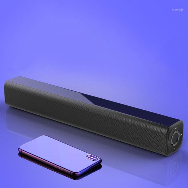 

portable 10w soundbar wireless bluetooth stereo speaker with remote control for home theater /tv/pc/phones/tablets1