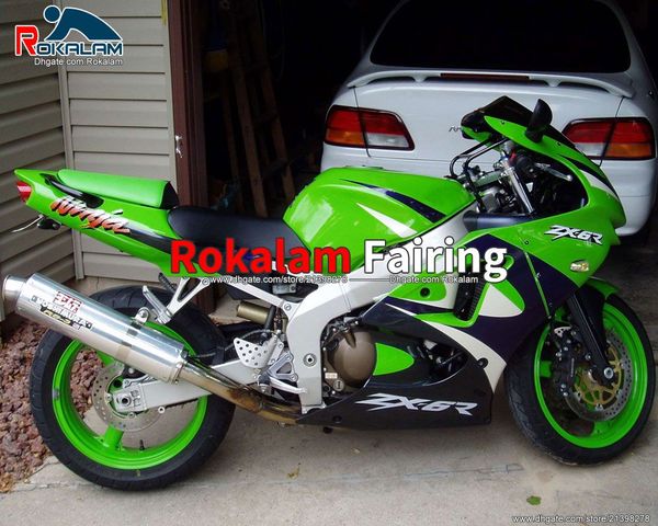 

for kawasaki ninja zx6r zx-6r fairings sportbike abs plastic 98 99 1998 1999 zx 6r zx 6 r bodywork motorcycle fairing parts