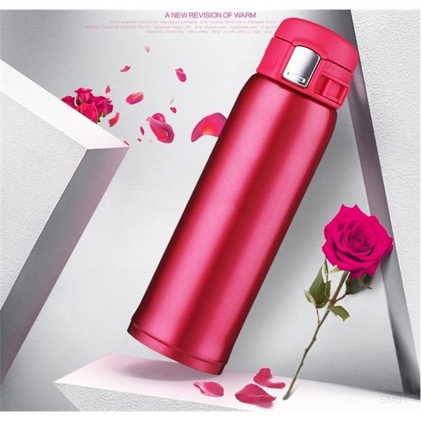 

bouncing cover tea thermos mug men and women business lettering water cup wholesale stainless steel 500ml 50 pcs in a box