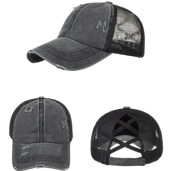 

cool men and women lovers wash old gridding ball caps cover the sun hats for gift, Blue;gray