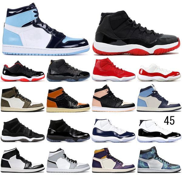 

новое прибытие jumpman high og 1 1s twist multi-color unc tie-dye mens баскетбольные туфли 11 11s concord corred wmns женщины кроссовки трен