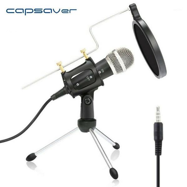 

capsaver usb microphone professional recording condenser mic kit with tripod stand for pc lapstudio youtube broadcasting1