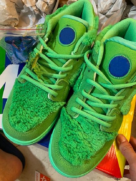 

kids childrens shoes green bear shoes with box boys grade school girl sneakers store wholesale, Black