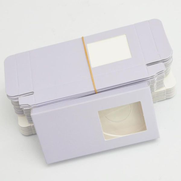 

false eyelashes wholesale eyelash packaging box lash boxes package custom rectangle lavender paper storage case vendors