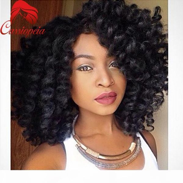 

180% density lace front wigs bouncy curly glueless malaysian virgin hair full lace human hair wigs curly for black women wholesale, Black;brown
