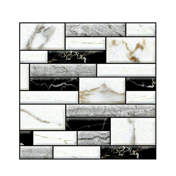 

wall stickers 3d three-dimensional tile sticker anti-collision pvc decoration