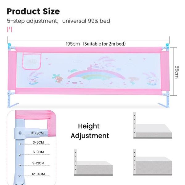 

baby safety barrier for bed adjustable crib rail bed child safety fence for beds foldable playpen bed limiter protective bbygjl