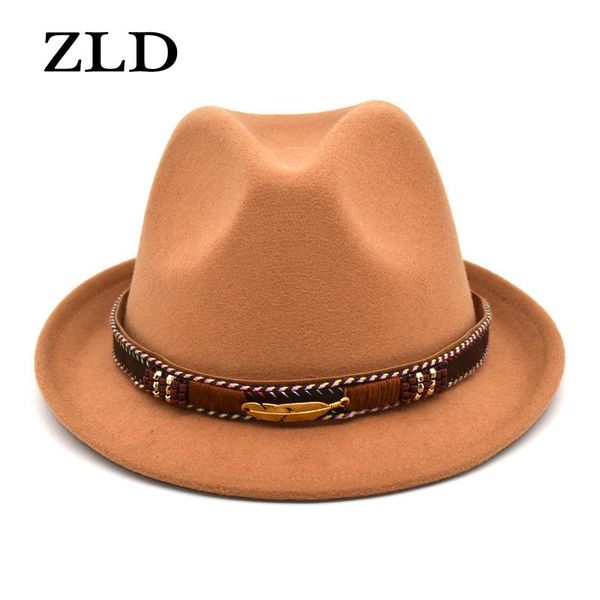 

wide brim hats zld british ladies retro jazz hat fashion felt casual cowboy formal party men gentleman cap winter caps, Blue;gray