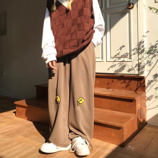 

little hat sportswear women's instrendy high waisted slim corset loose casual pants bodypants spring and autumn pants, Black;white