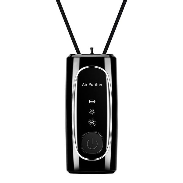 

air purifiers personal wearable mini portable car oxygen bar 700mah battery negative ion hanging neck purifier
