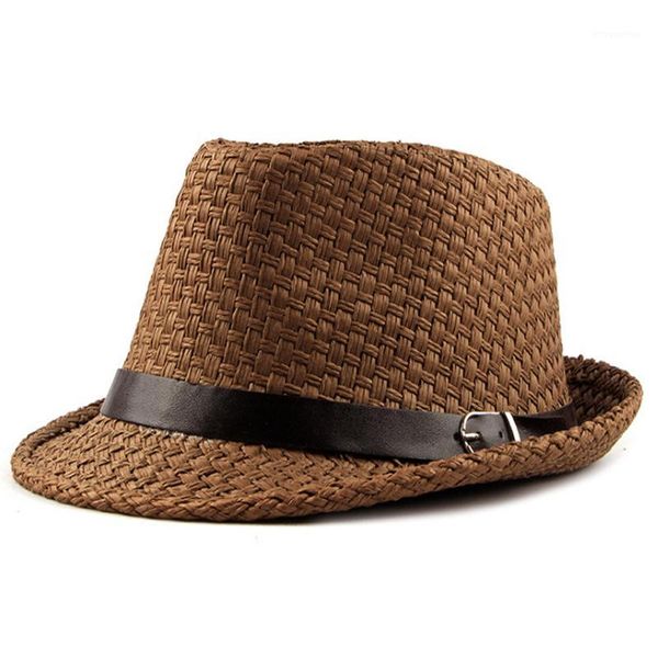 

new style fashion men's jazz caps summer breathable straw hat women simple sun hats hip hop bucket caps bowler hat for wholesale1, Blue;gray