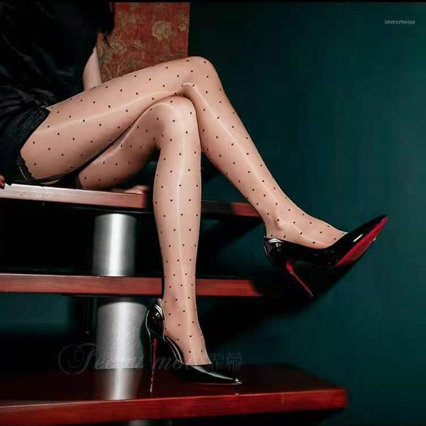 

elegant retro very attractive wave point renaissance oil painting girl stretch tights aurora stockings lingerie1, Black;white