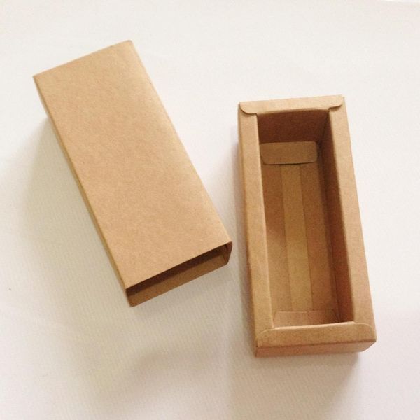 

50 шт. крафт darawer box paper craft power подарочные коробки свадьба вечеринка конфета упаковка картонная коробка помада совпадает коробки