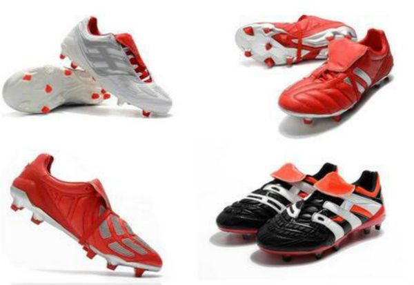 

classics predator precision accelerator electricity mania fg db 5 beckham becomes 1998 men soccer shoes cleats football boots size 39-45