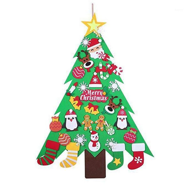 

new year gifts kids diy felt christmas tree decorations christmas gifts for new year's door wall hanging ornaments1