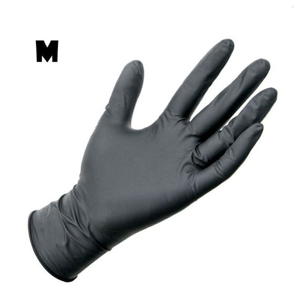 

gloves 10pcs comfortable black rubber disposable mechanic nitrile mwcp