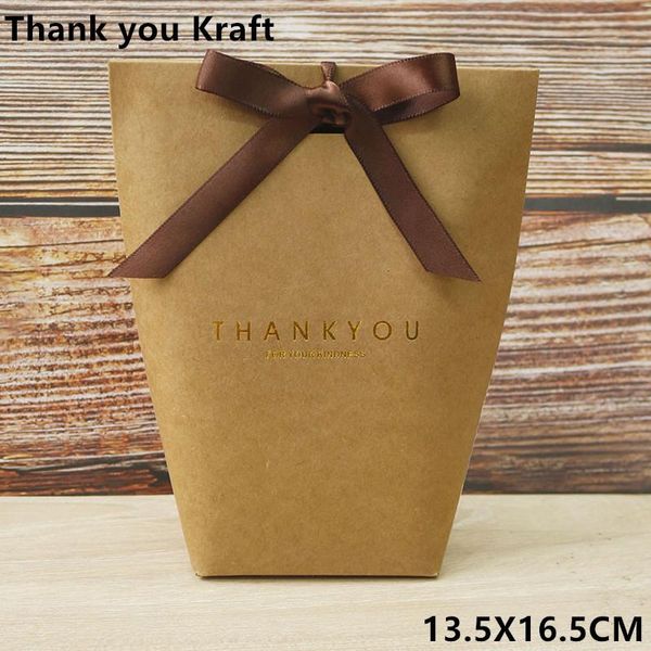 

5pcs black white merci thank you gift packaging candy kraft paper bag wedding dragee gift box cookie gift bags wrapping supplies wmtnzd
