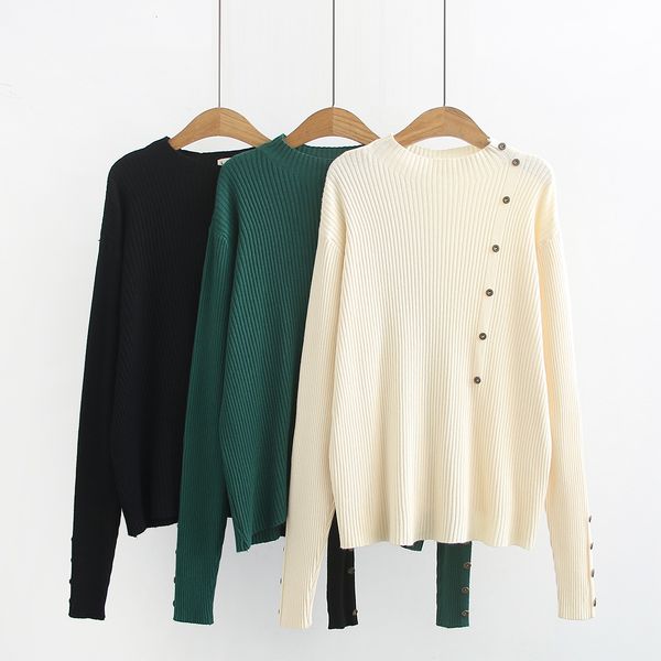 

winter winter-long lungs with casual stretchable female size long sleeve crzm, White;black