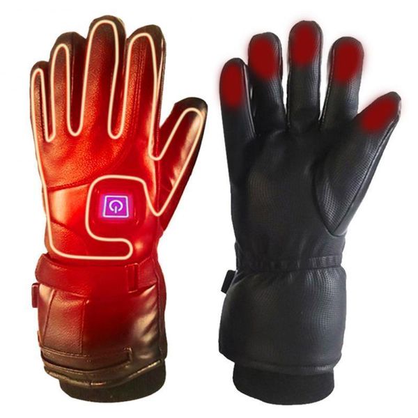 

camping climbing rechargeable powered electric skiing warm battery heated gloves winter outdoor warms men wemen