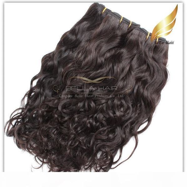 

bella hair 8a 8~30inch natural wave brazilian human hair weave 4pcs lot indian peruvian malaysian hair bundles ing, Black