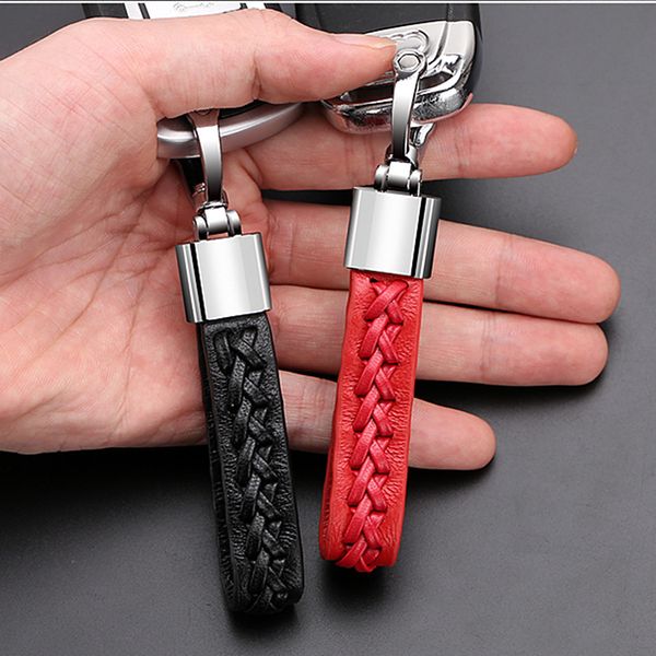 

new fashion lambskin woven keychain men and women car keychain pendant keychain couple gift for audi vw bmw various car keys