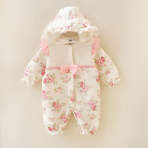 

emotion moms baby rompers winter baby clothing for newborns costume princess baby girl clothes cotton-padded overalls jumpsuits t200706, Blue