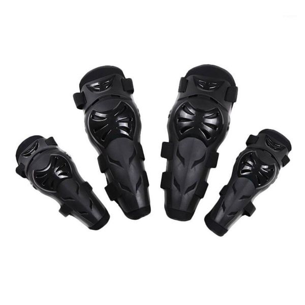 

4pcs/set motorcycle knee & elbow protective pads motocross skating knee protectors riding protective gears pads protection1, Black;gray