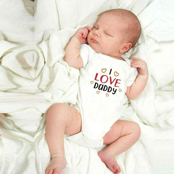 

daddy letter printing new born baby clothes one-pieces onesie baby boy romper clothing toddler infant kids boys jumpsuit1, Blue