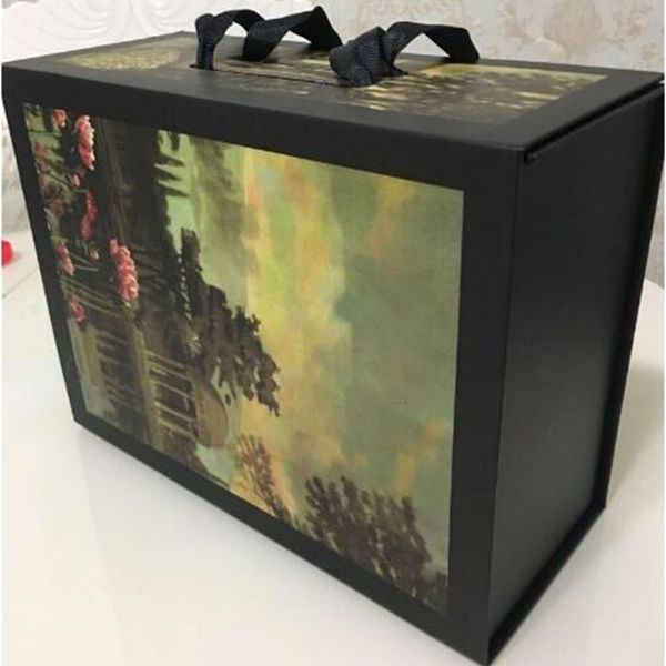 

outlet new handbag wallet women shoulder bags black white gift box with invoice certificate card accessories cardboard boxes