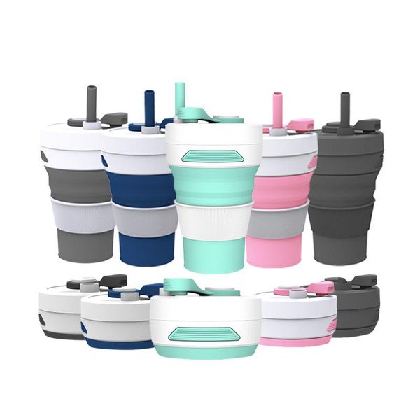 

geekhom foldable silicone coffee mugs bpa food grade collapsible portable travel milk mugs tea coffee cups drinking ware wmtsxu