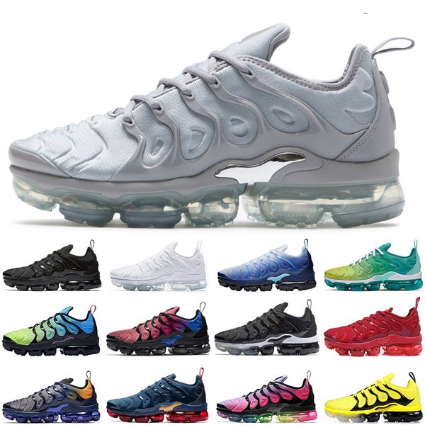 

2020 tn plus neon men women running shoes triple black ice blue orange rainbow athletic mens womens trainers sports sneakers runners