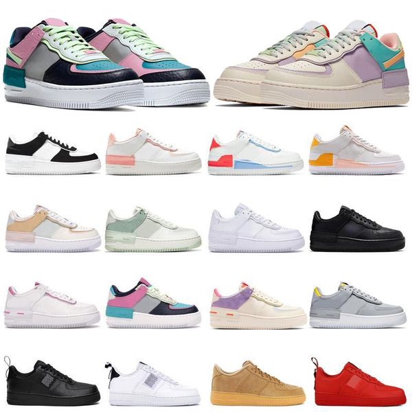 

2021 forcing 1 forces men women trainers casual shoes low skateboard one white black fashion running sports sneakers