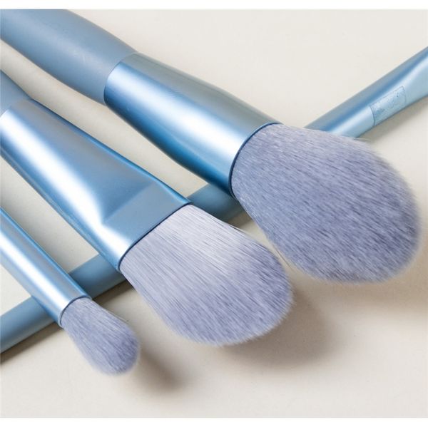 

fld 8 7pcs profesional wood handle makeup brushes set maquiagem eye shadow eyebrow lip foundation brush tool brochas maquillaje f wmtndg