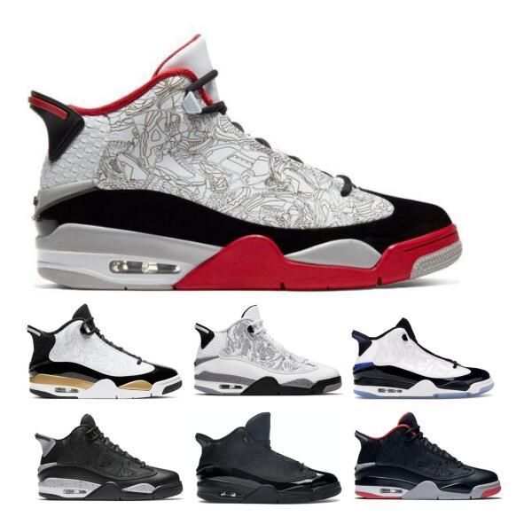 

jumpman dub zero mens women basketball shoes sneakers triple white black cement concord varsity red 2021 new trainers shoes, White;red