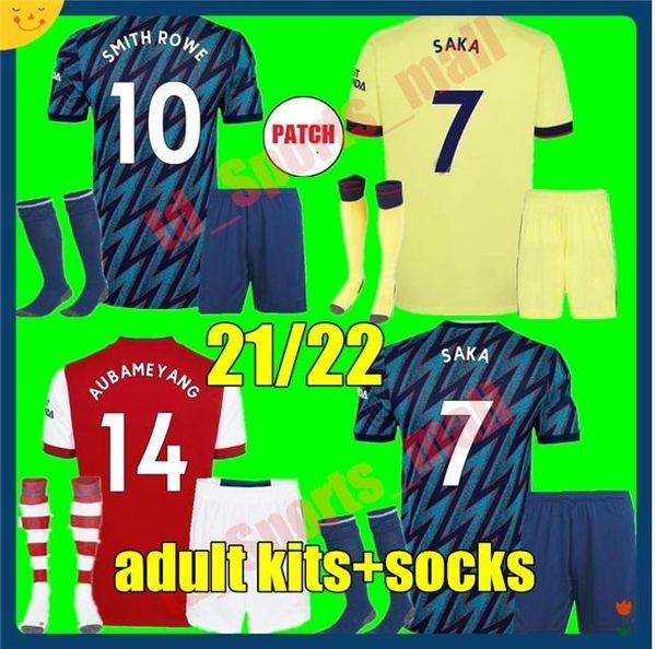 

kits arsena soccer jerseys 21 22 home away 3rd gunners odegaard thomas pepe saka tierney henry willian smith rowe 2021 2022 men football shi, Black;yellow