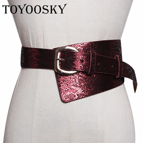 

2020 women fashion belts for serpentine pu casual belt irregular waist for all-match lady female belts toyoosky, Black;brown