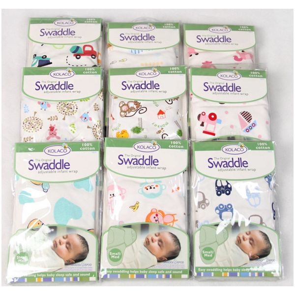 

0 3 месяца 100 хлопчатобумажных baby swaddle wrap одеяло новорожденные младенцы детские оконтенаты солданные сумки sleepsack mantas para beb
