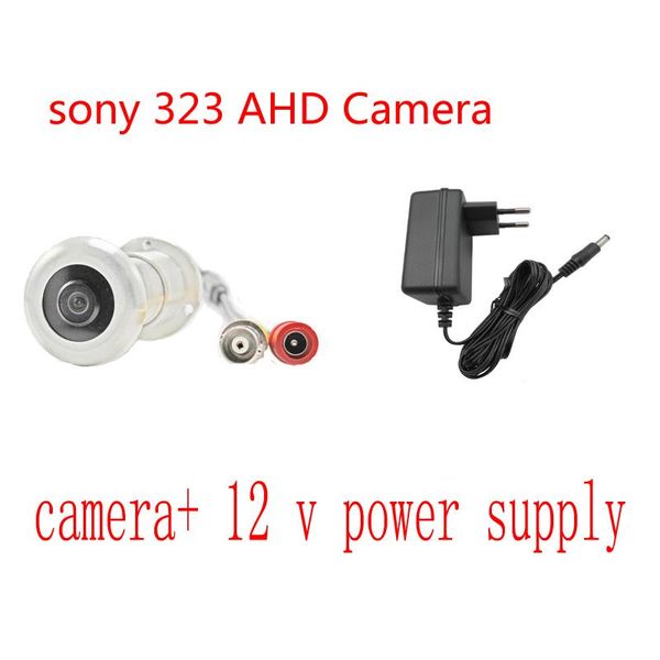

mini home video peephole door hole camera1080p hd door eye cctv ahd sony323 chip 2mp star light 0.001 lux wired security camera