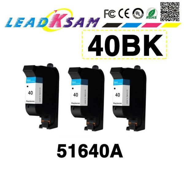

leadksam ink cartridges for 40 51640a designjet 230 250c 330 350c 430 450c 455ca 488ca 650c 1200c printers1