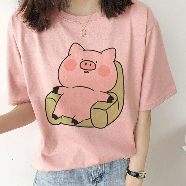 

summer kawaii cartoon animal pattern printing women t-shirt harajuku cute tricolor casual t shirt fashion ulzzang female tshirt, White