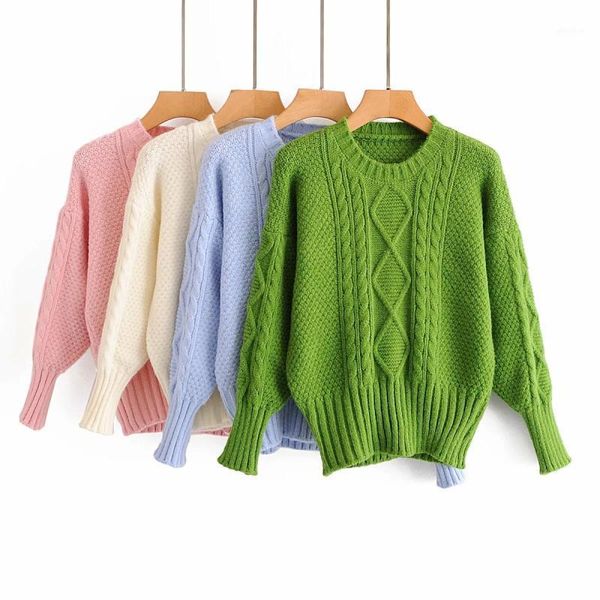 

fashion women o neck knitting sweater 2020 autumn elegant ladies causal knitwears 3d print female sweaters girls chic knits1, White;black