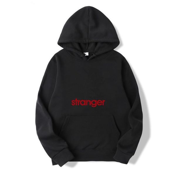 

stranger hoodie new unknown fashion unknown tantalum cap tantalum female hip hop cap plus streetwear, Black