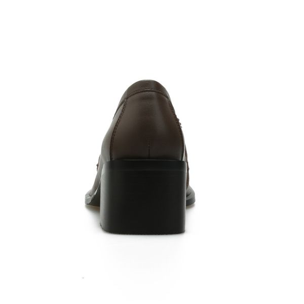 

2021 new genuine high-heeled heels fashion spring shoes see female swle, Black