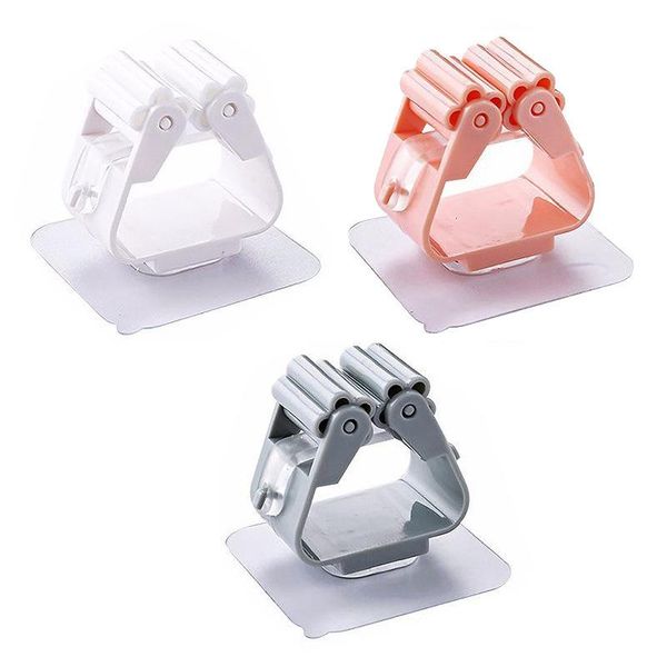

wall mounted mop rack brush broom rack storage rack bathroom storage box accessories hanging pipe hook kitchen supplies