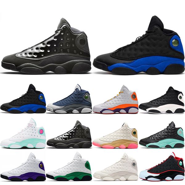

jumpman 13 men basketball shoes 13s mens trainers reverse hyper royal he got game playground flint sport sneakers size 40-47
