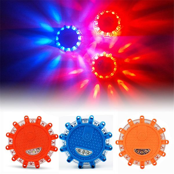 

led road flare red led safety flare flashlight magnet flashing warning night lights roadside emergency flares for car