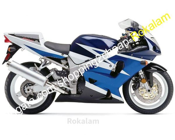 Für Suzuki GSX-R600 GSX-R750 GSXR600 GSXR750 K1 GSXR 600 750 2001 2002 2003 Blau Schwarz Weiß Verkleidungsset (Spritzguss)