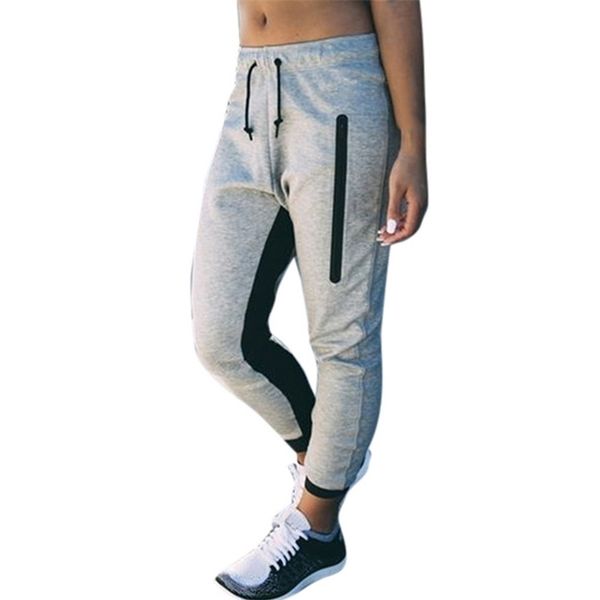 

women jogger dance trousers dance harem leggings sport women fitness pants baggy slacks trousers sweatpants a502 y200418, Black;white